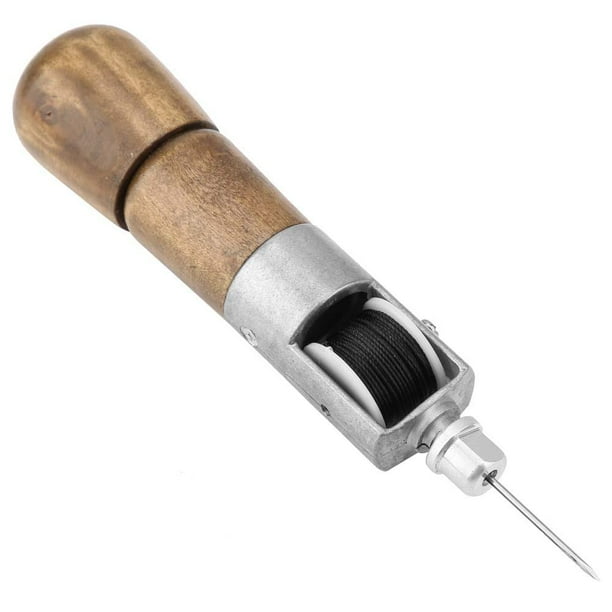 Leather Craft Automatic Lock Stitching Sewing Awl Tool Kits with 2 Needles NEW